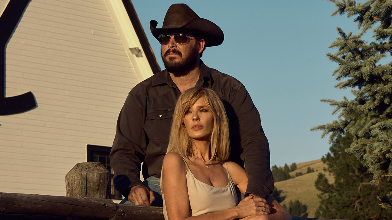 Cole Hauser's Rip and Kelly Reilly's Beth in 'Yellowstone' season 5b.